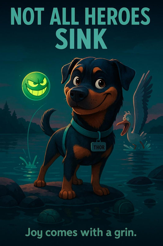 Turns out all you need for lake-day magic is a grinning ball and rogue pelicans 👇