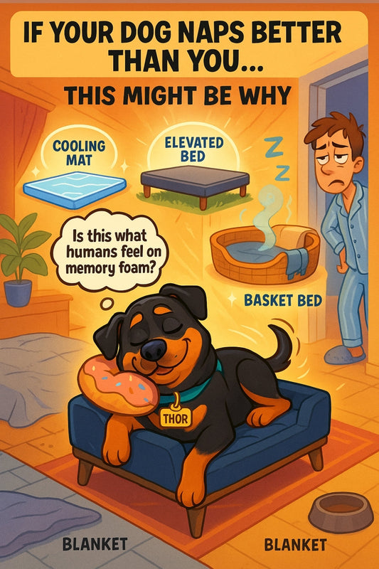 As seen in Amazon reviews: If your dog sleeps better than you—this is why 🐾