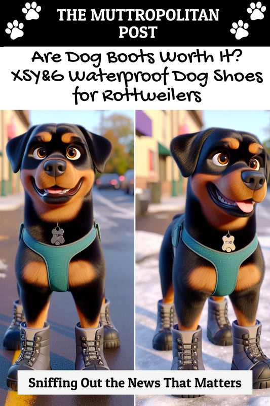 Are Dog Boots Worth It? XSY&G Waterproof Dog Shoes for Rottweilers