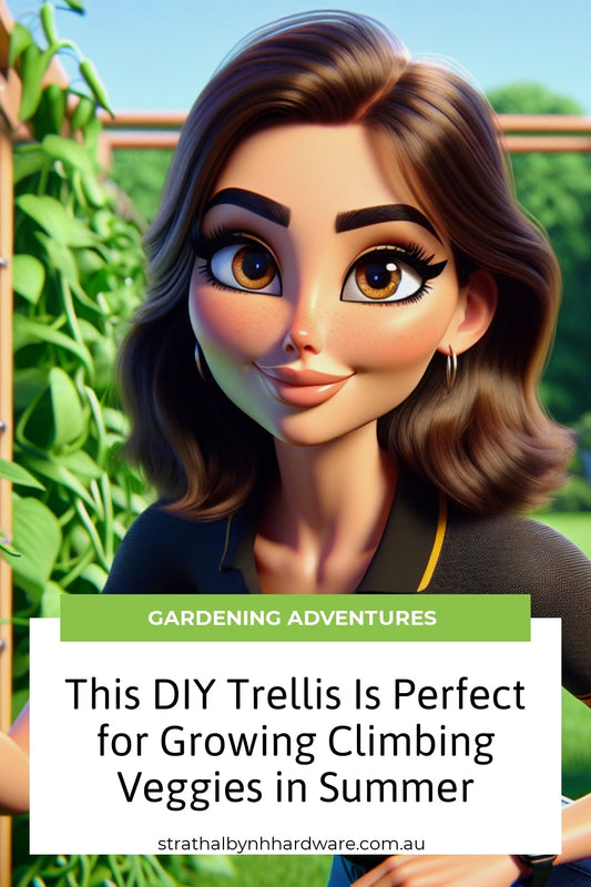 This DIY Trellis Is Perfect for Growing Climbing Veggies in Summer