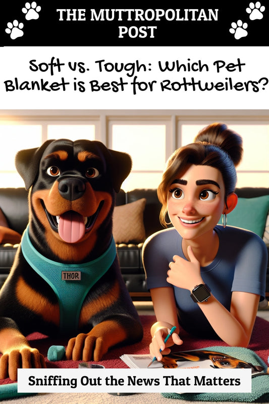 Soft vs. Tough: Which Pet Blanket is Best for Rottweilers?