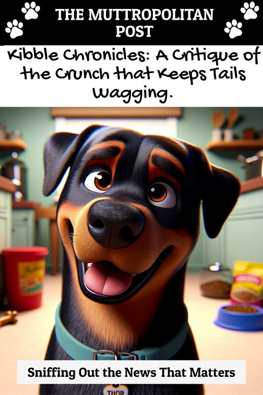 Kibble Chronicles: A Critique of the Crunch that Keeps Tails Wagging.