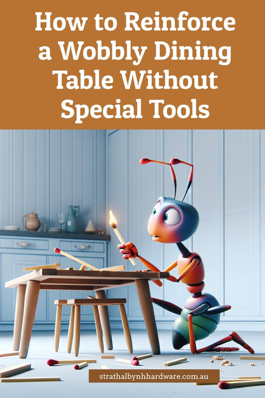 How to Reinforce a Wobbly Dining Table Without Special Tools