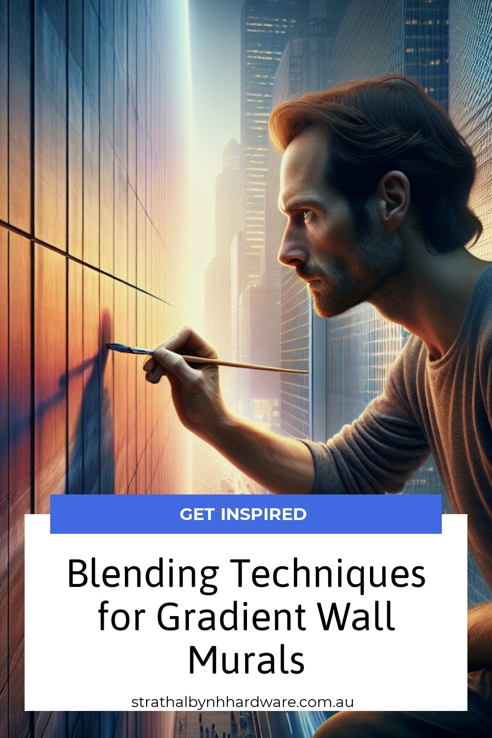 Blending Techniques for Gradient Wall Murals