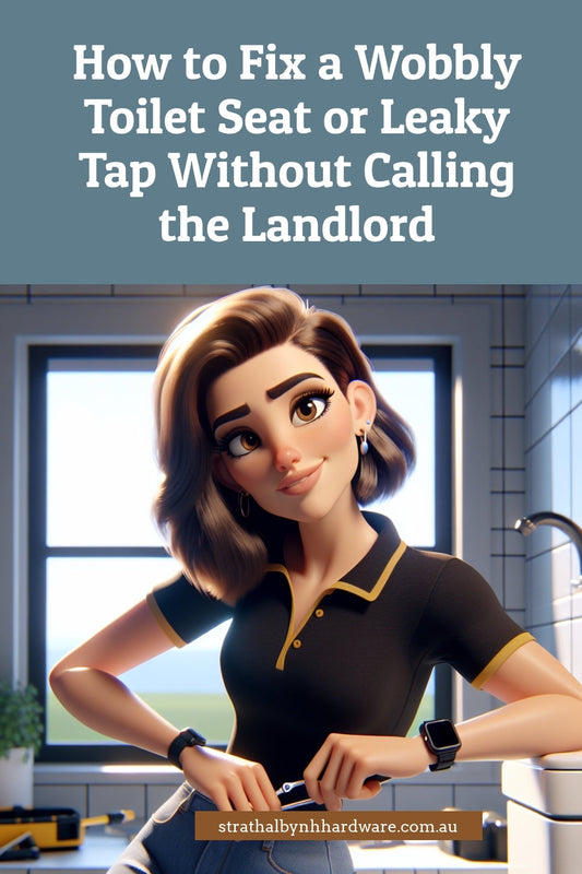 How to Fix a Wobbly Toilet Seat or Leaky Tap Without Calling the Landlord