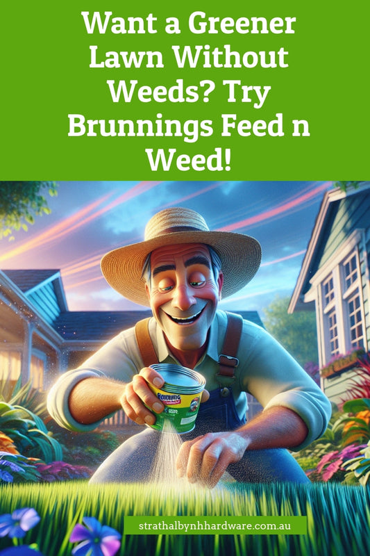 Want a Greener Lawn Without Weeds? Try Brunnings Feed n Weed!