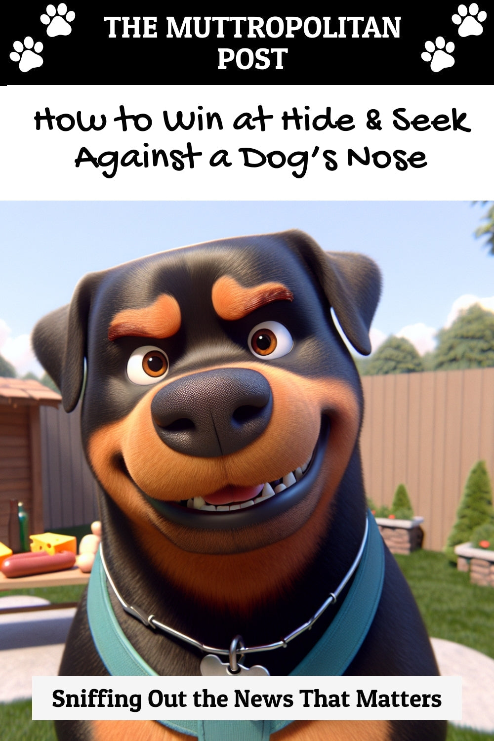 How to Win at Hide & Seek Against a Dog’s Nose