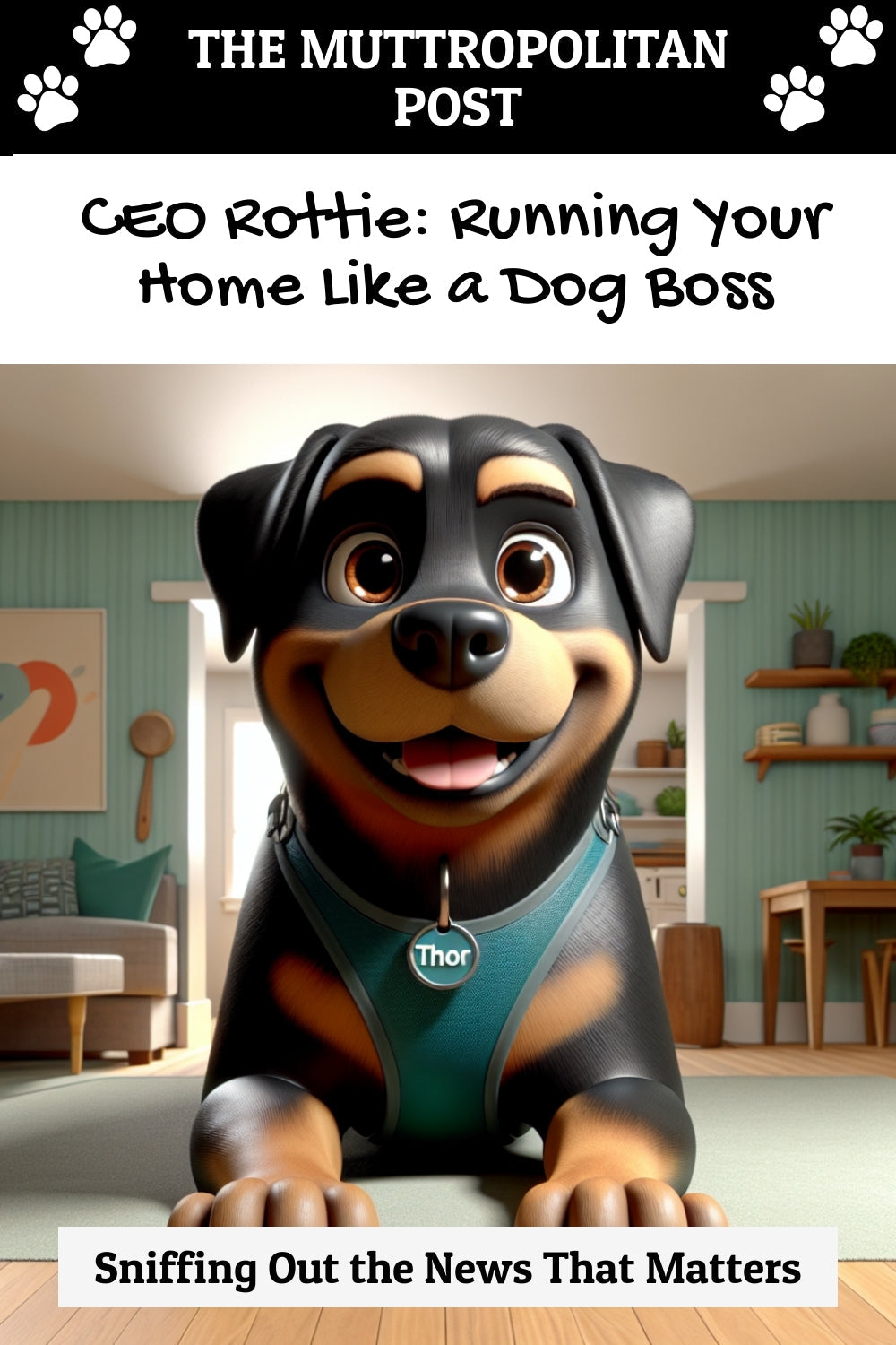 CEO Rottie: Running Your Home Like a Dog Boss