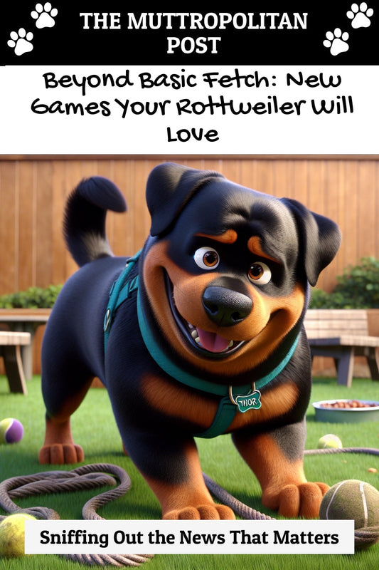 Beyond Basic Fetch: New Games Your Rottweiler Will Love