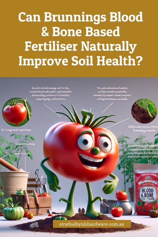 Can Brunnings Blood & Bone Based Fertiliser Naturally Improve Soil Health?