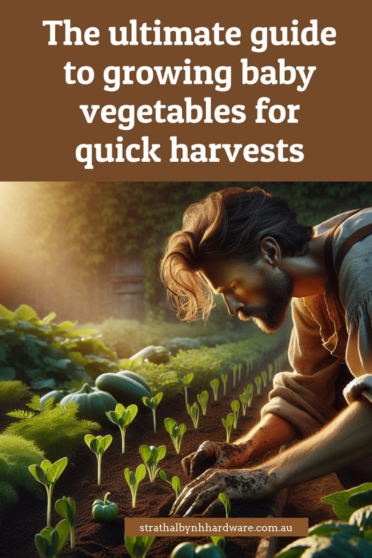 The ultimate guide to growing baby vegetables for quick harvests