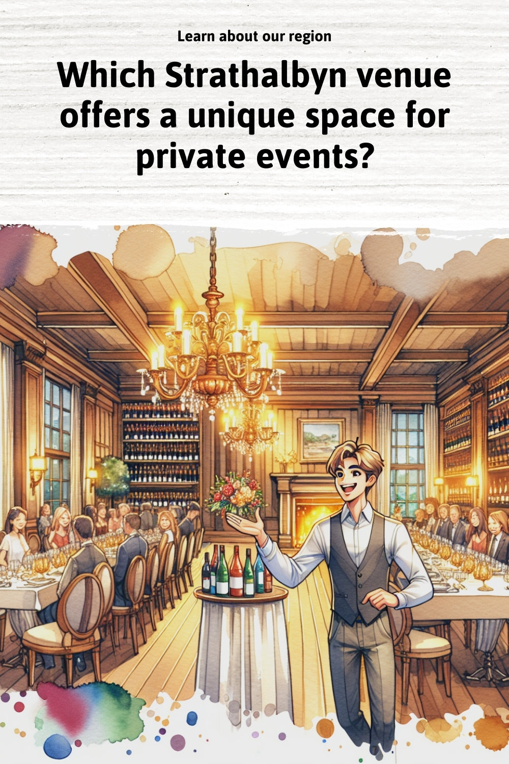 Which Strathalbyn venue offers a unique space for private events?