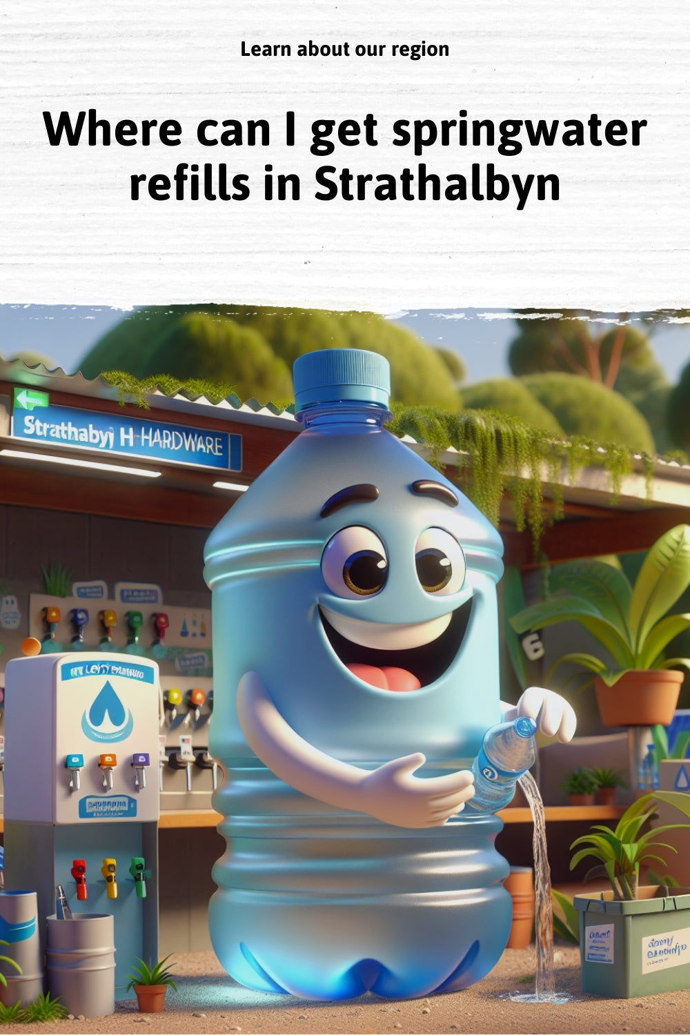 Where can I get springwater refills in Strathalbyn