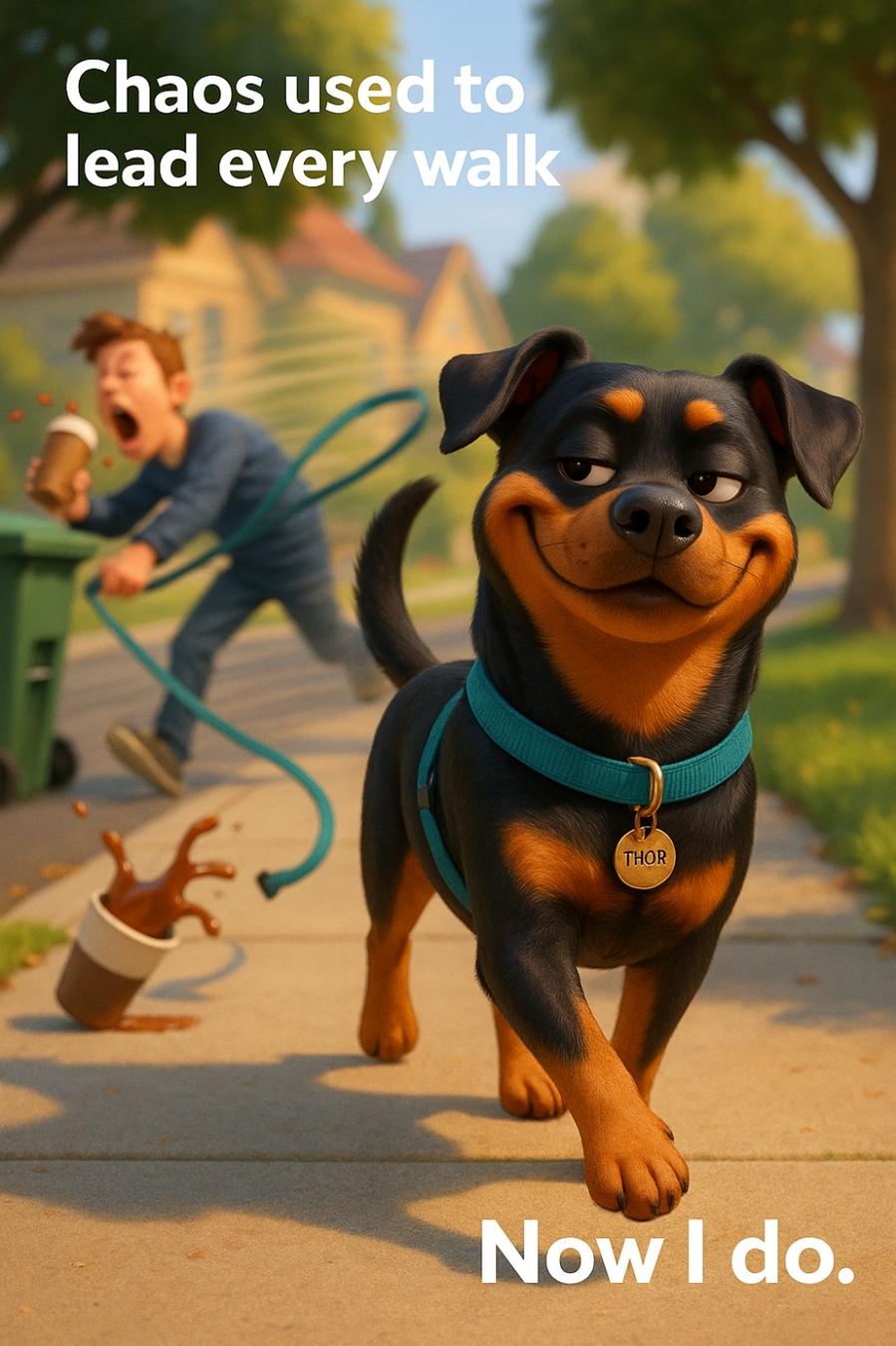 Your leash might be the reason your dog walk feels like a small crisis every morning.👇