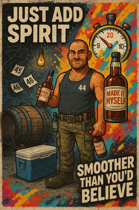 What if you could make bold dark rum in your shed — in 20 mins? 👇