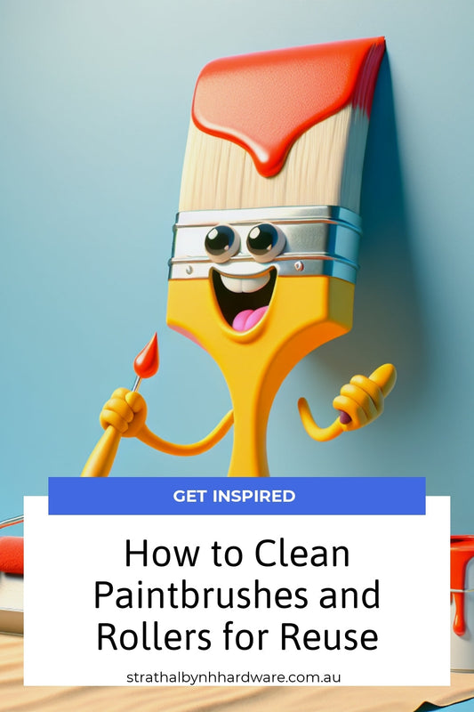 How to Clean Paintbrushes and Rollers for Reuse