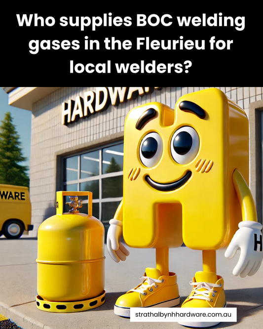 Who supplies BOC welding gases in the Fleurieu for local welders?