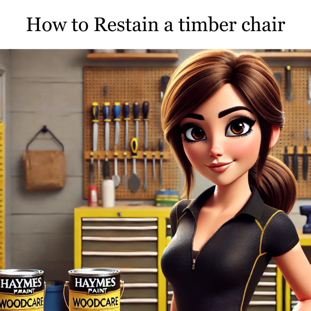 How to Restain a timber chair