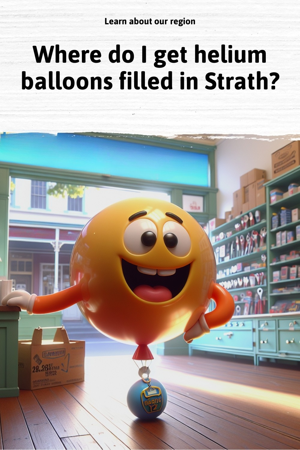 Where do I get helium balloons filled in Strath?