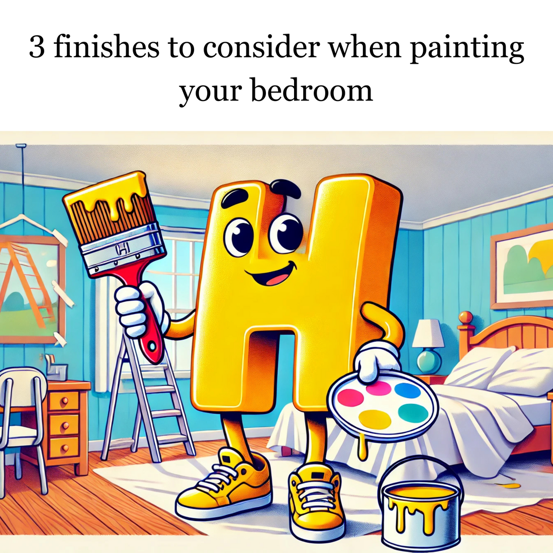 3 finishes to consider when painting your bedroom