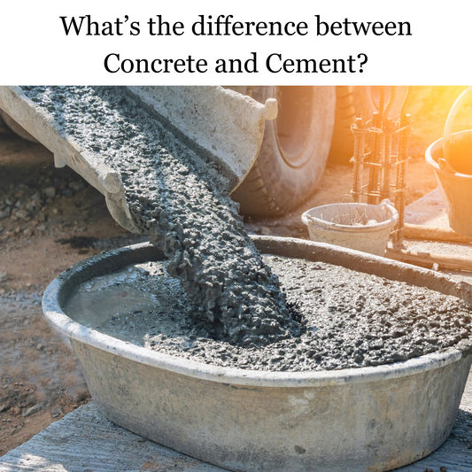 What is the difference between cement and concrete mix?