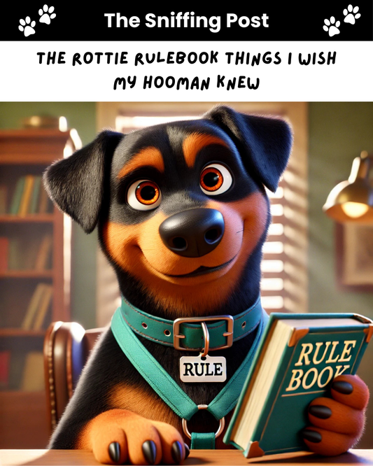 The Rottie Rulebook Things I Wish My Hooman Knew