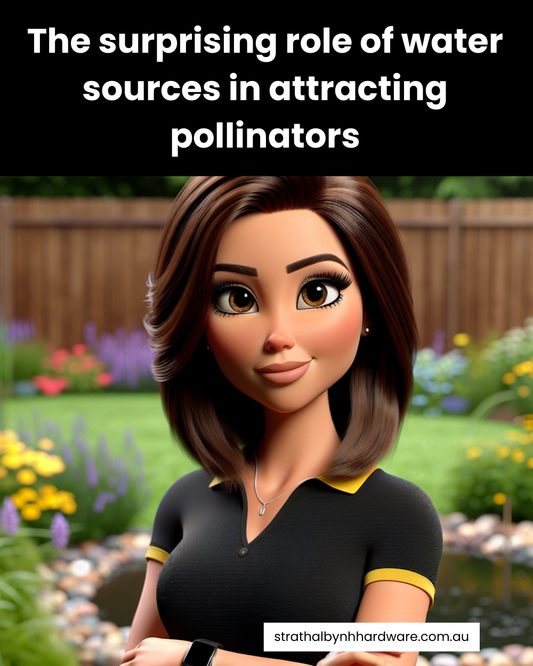 The surprising role of water sources in attracting pollinators