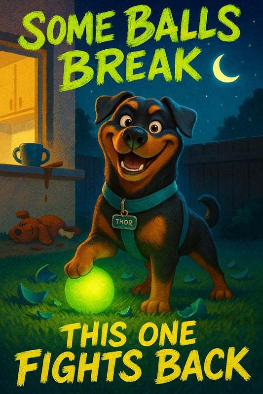 Your dog destroyed seven toys in a month… this one’s still glowing 👉