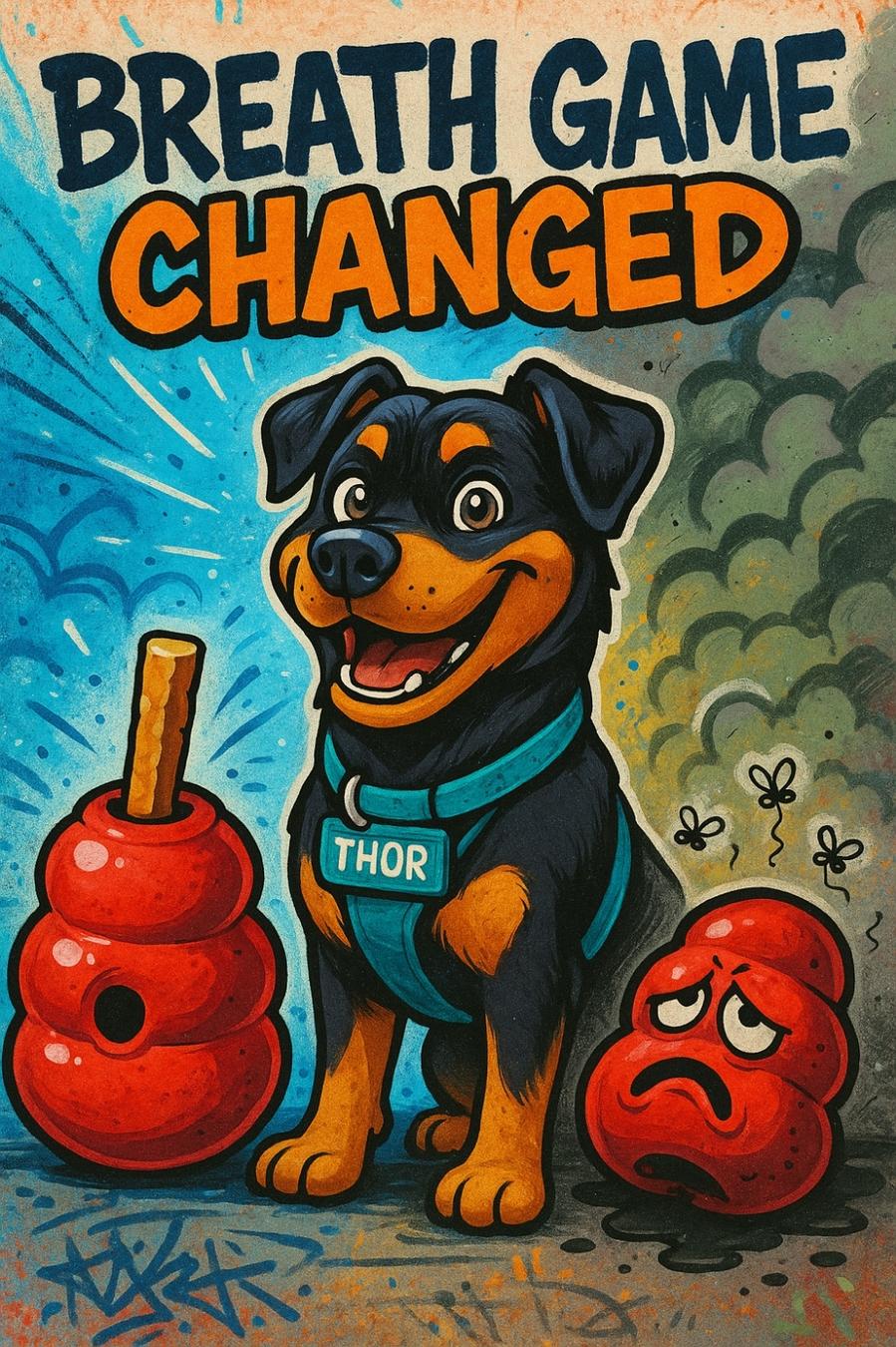 KONG finally made a treat tough enough for Rotties 👇