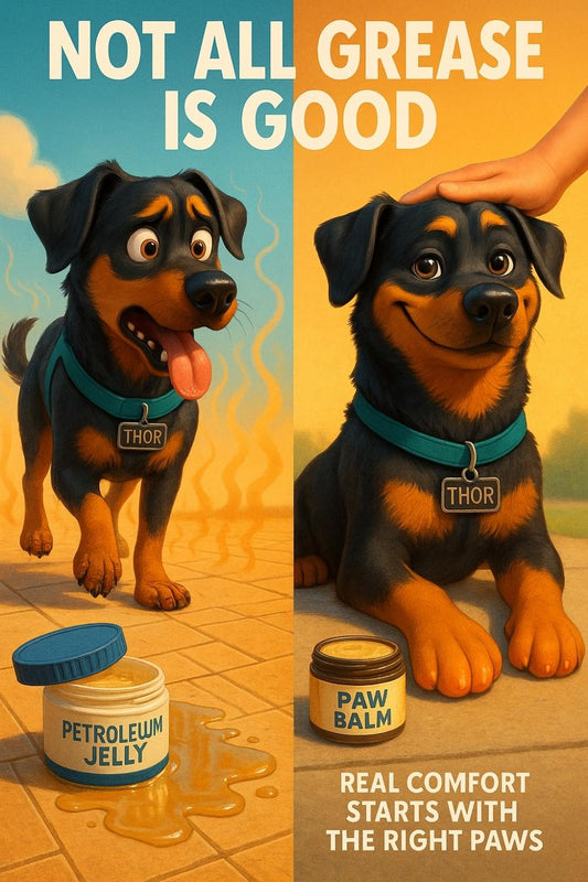 You’re treating your dog’s paws like elbows. 🛑