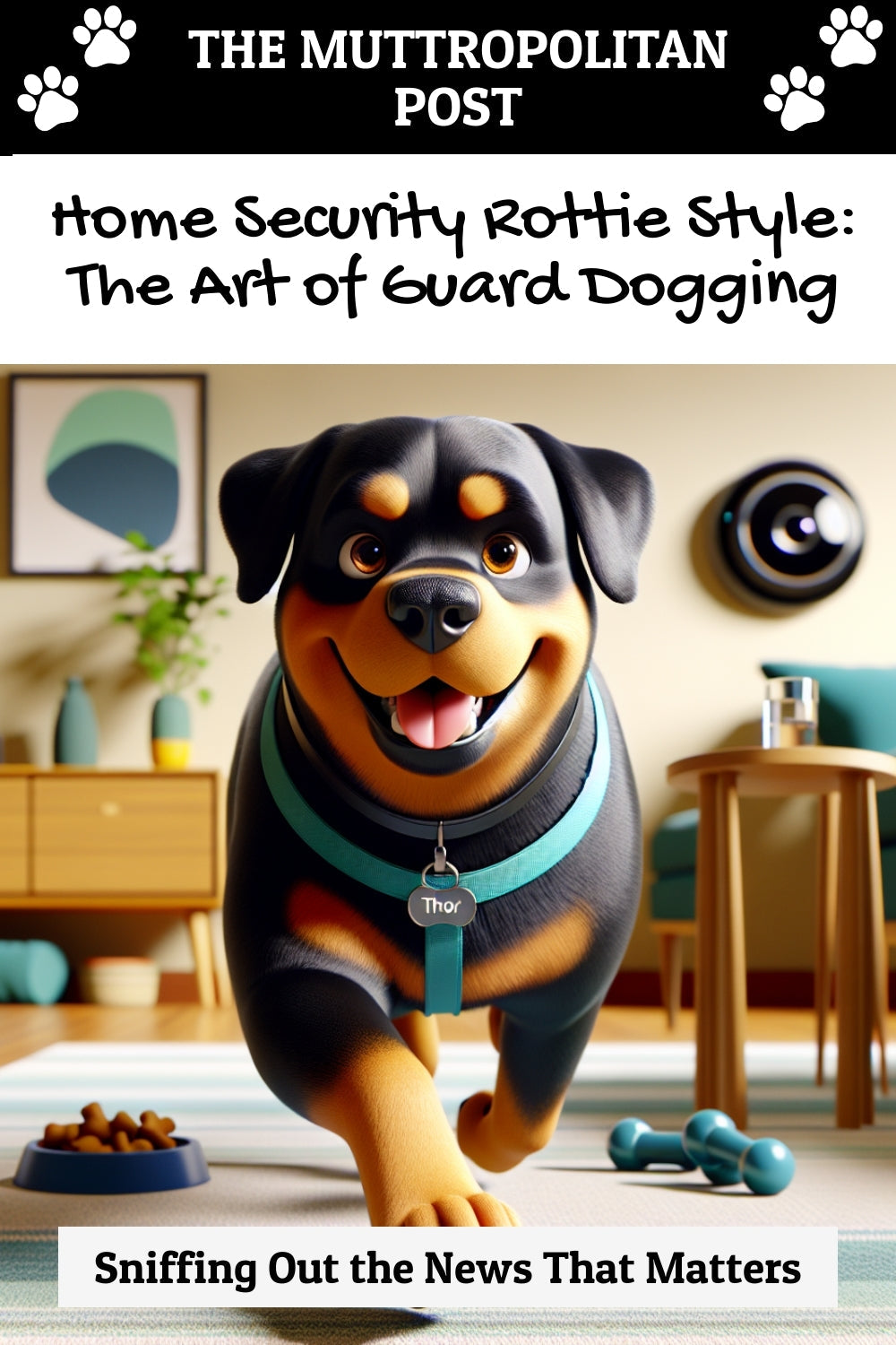 Home Security Rottie Style: The Art of Guard Dogging