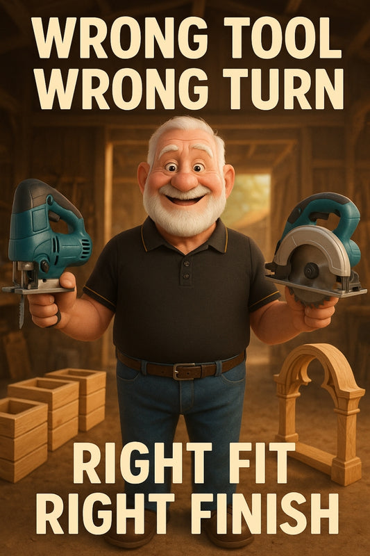 Makita blade in hand—why are your edges still wonky? 👇