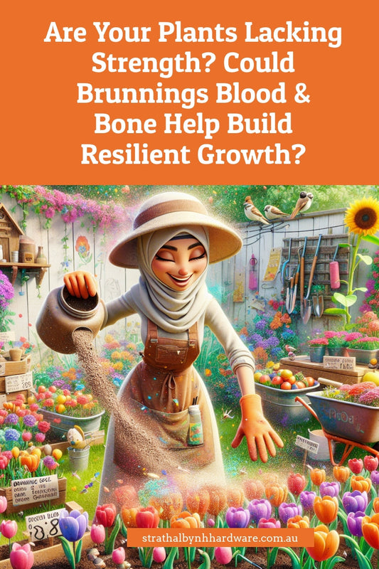 Are Your Plants Lacking Strength? Could Brunnings Blood & Bone Help Build Resilient Growth?