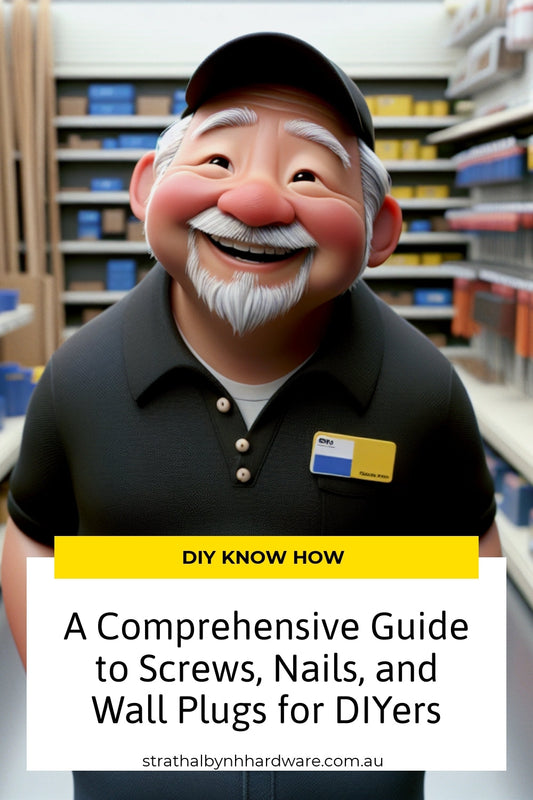 A Comprehensive Guide to Screws, Nails, and Wall Plugs for DIYers
