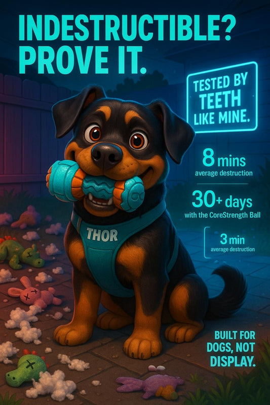 ‘Indestructible’ toy? That’s just a dare 📉