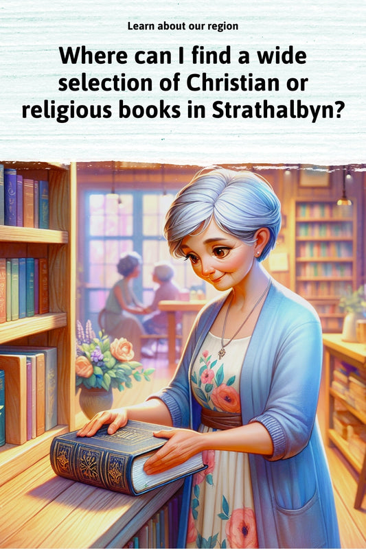 Where can I find a wide selection of Christian or religious books in Strathalbyn?