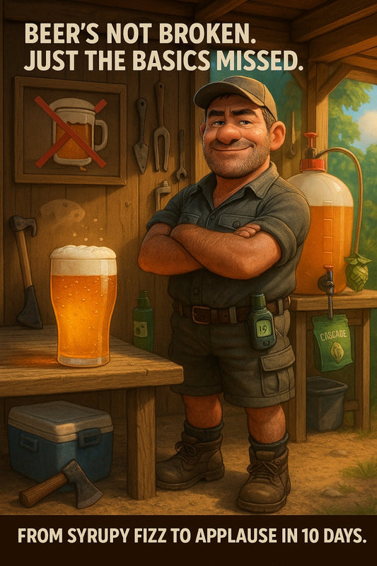 Flat beer? It's not the kit. It's what you *don't* do 👇