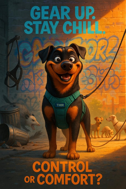 If your dog pulls like a ute and your harness snaps like spaghetti 🍝👇