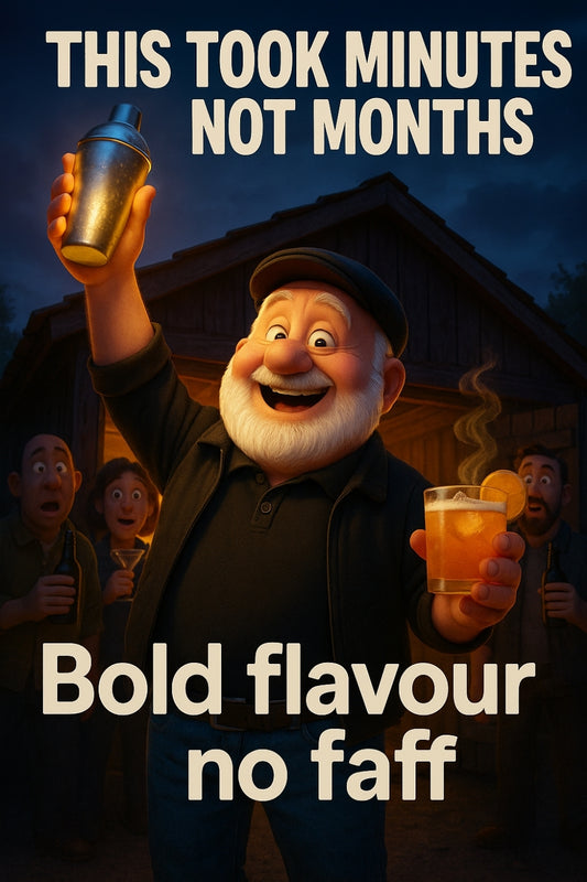 This drink kicks like a whisky and smooths like a story… 👇