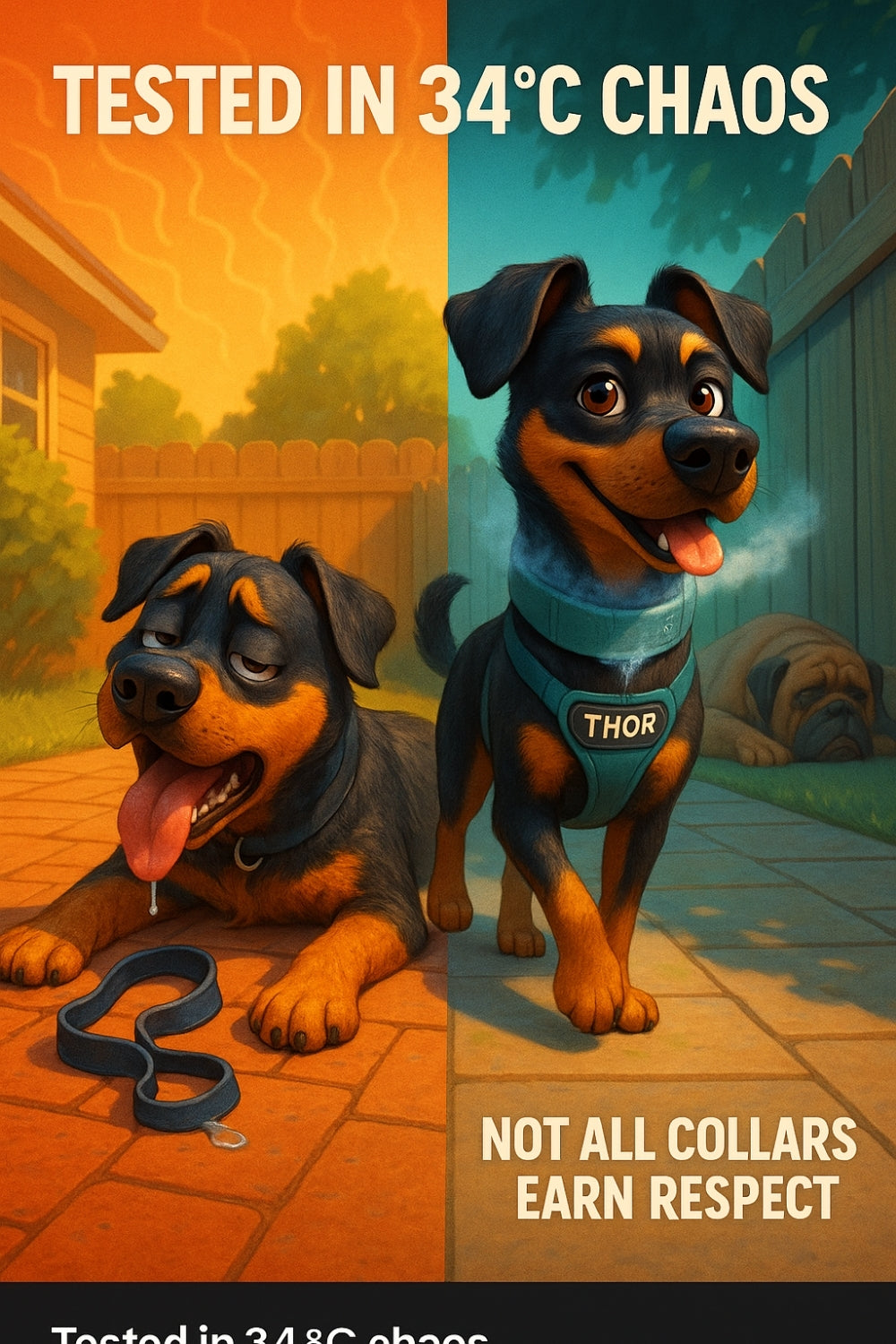 Your dog’s not lazy — they’re overheating. 🐾