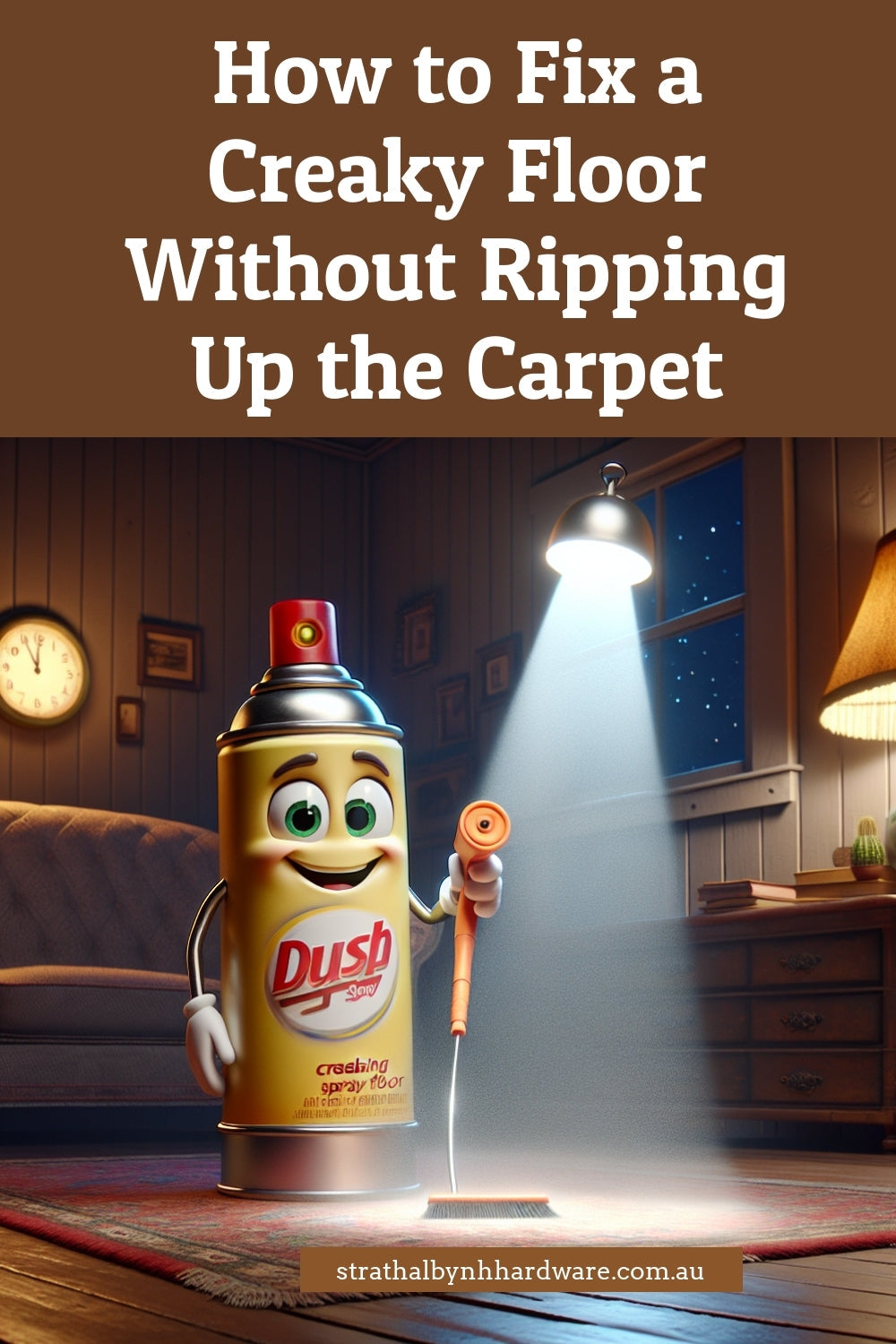 How to Fix a Creaky Floor Without Ripping Up the Carpet – Strathalbyn H ...