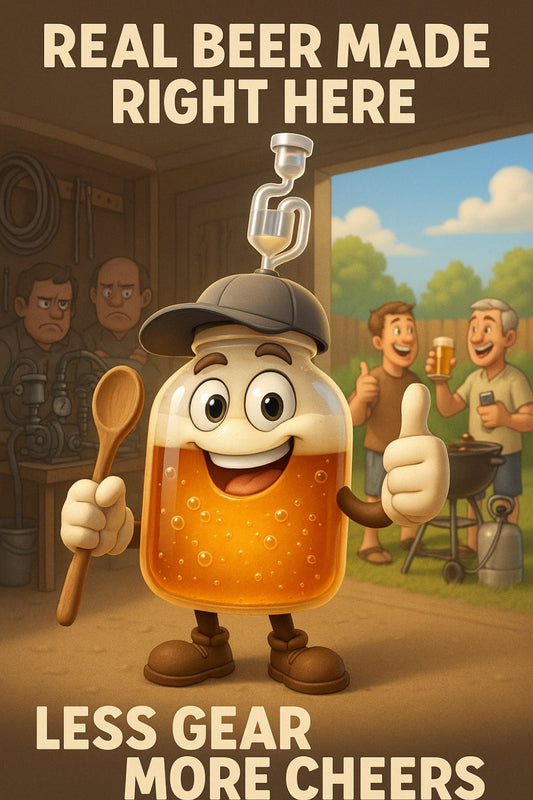Pub-style draught. Brewed in your shed. 👇