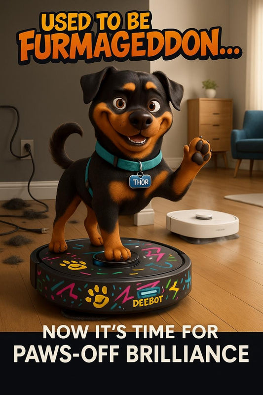 The robot vacuum that beat my fluff and stole my biscuit 👇