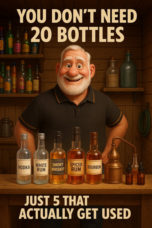 Most home bars are clutter. This one’s all killer, no filler 👇