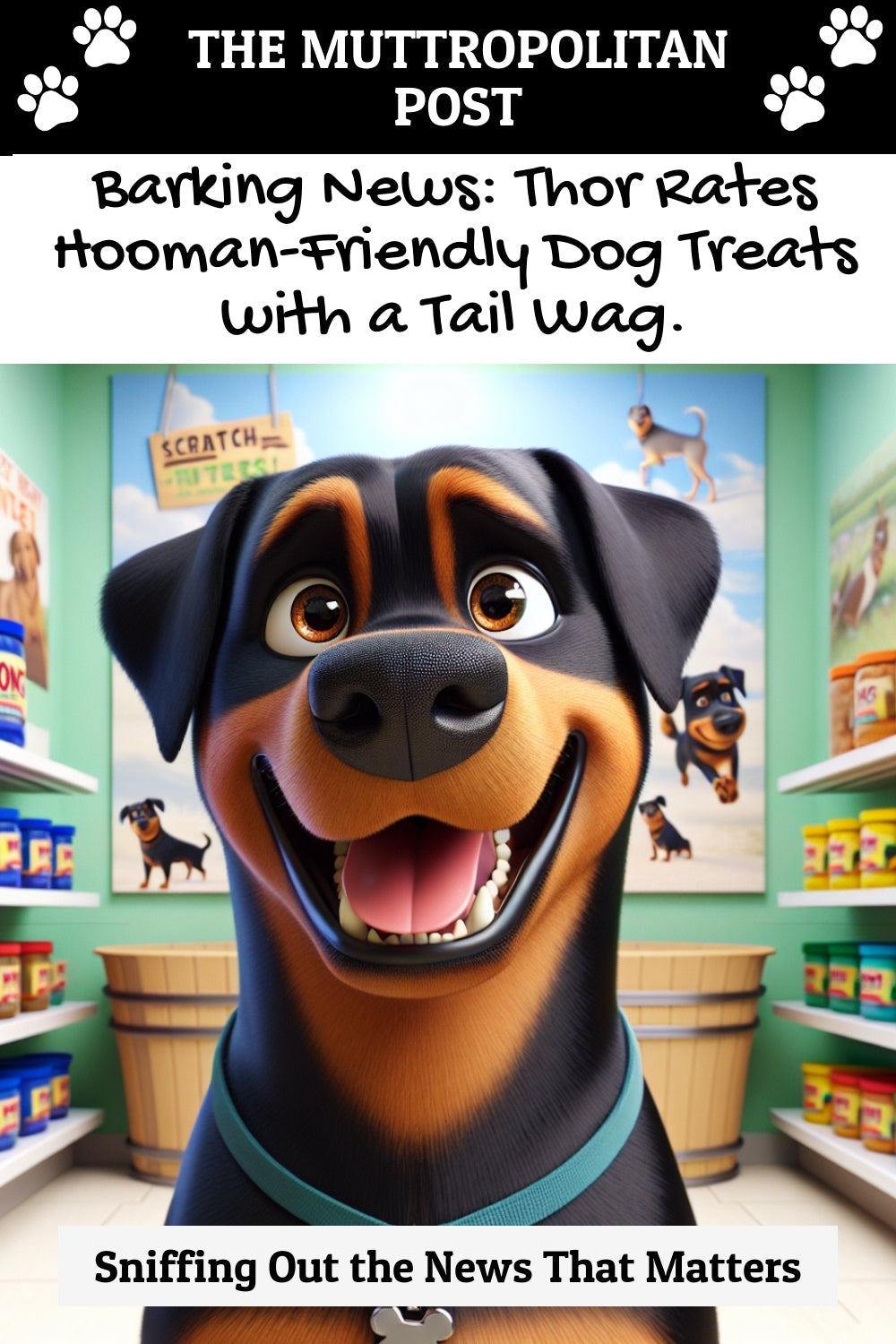 Barking News: Thor Rates Hooman-Friendly Dog Treats with a Tail Wag.