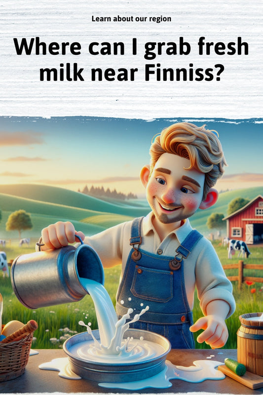 Where can I grab fresh milk  near Finniss?