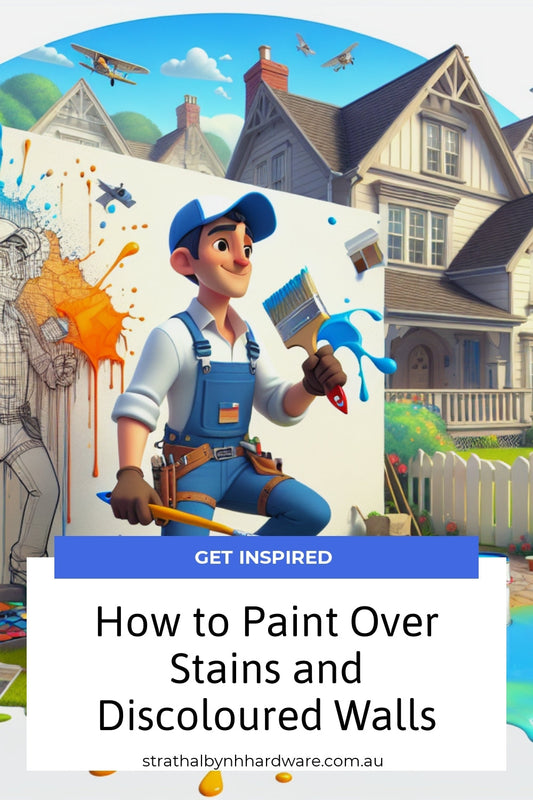 How to Paint Over Stains and Discoloured Walls