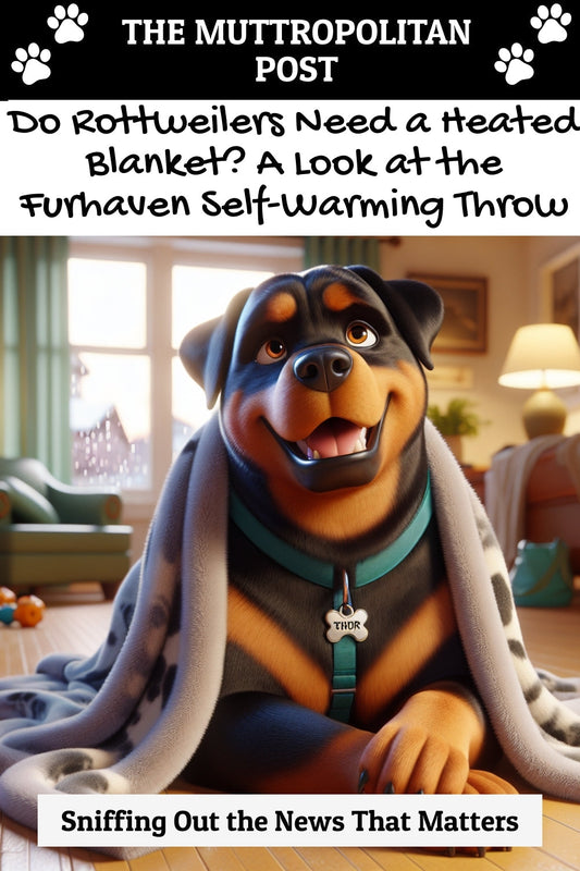 Do Rottweilers Need a Heated Blanket? A Look at the Furhaven Self-Warming Throw