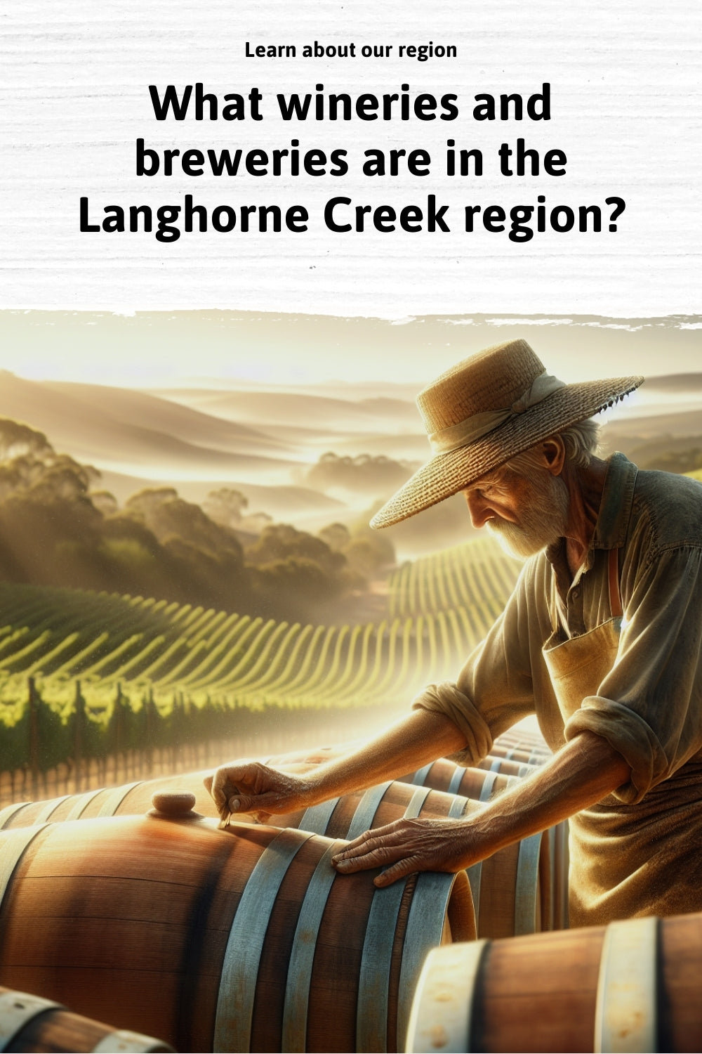 What wineries and breweries are in the Langhorne Creek region?