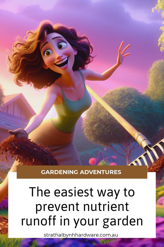 The easiest way to prevent nutrient runoff in your garden